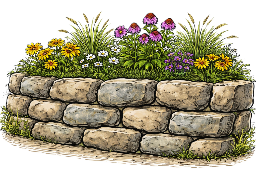 Landscape improvements illustration